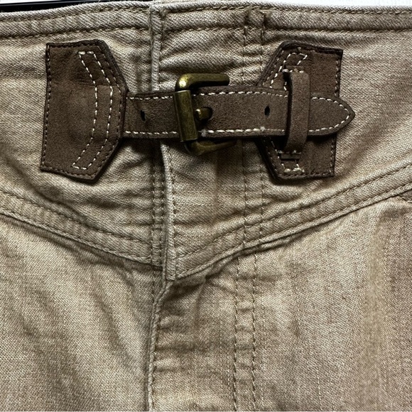 Ralph Lauren Jeans Co. Tan Buckle Front Skirt Size 8 Cowgirl Equestrian Western - Picture 2 of 7